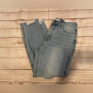 Jellybean cropped denim jeans